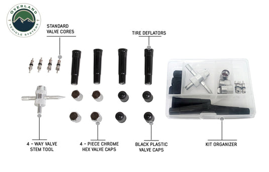 Tire Repair Kit - 53 Piece Kit With Black Storage Box