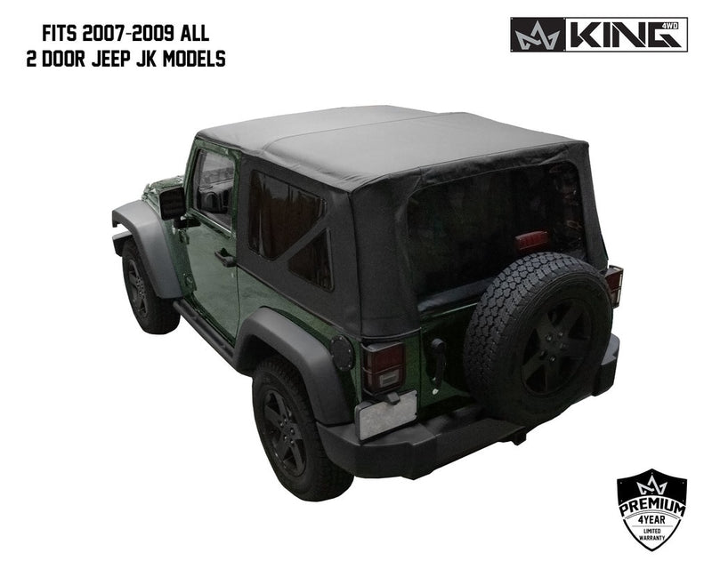 Load image into Gallery viewer, Replacement Soft Top - Black Diamond - JK 2 Door 2007-2009
