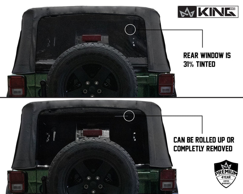 Load image into Gallery viewer, Replacement Soft Top - Black Diamond - JK 2 Door 2007-2009
