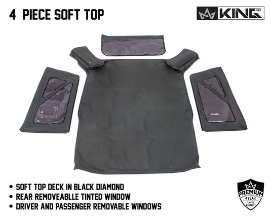 Replacement Soft Top - Black Diamond - JK 2 Door 2007-2009