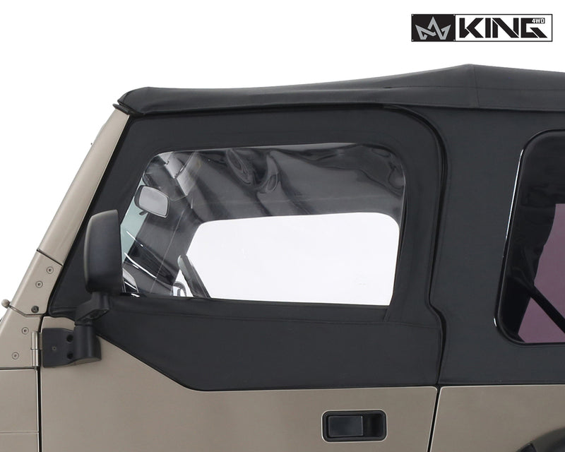 Load image into Gallery viewer, Replacement Soft Top With Tinted Upper Doors - Black Diamond - TJ
