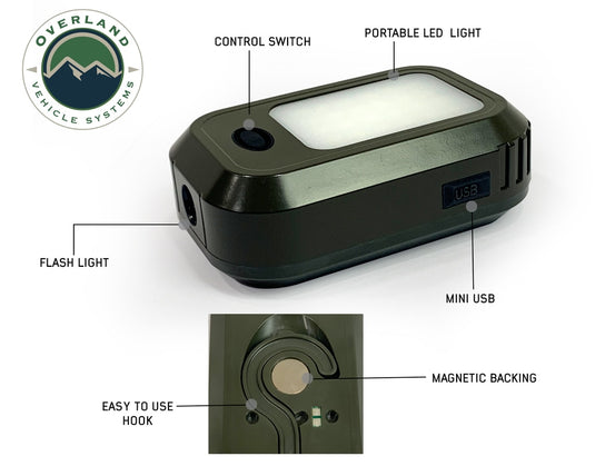 Wild Land Camping Gear - UFO Solar Light Pods & Speaker