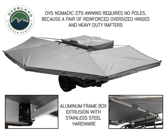 (Driver-side)  Nomadic Awning 270 Awning & Wall 1, 2, & 3, Mounting Brackets