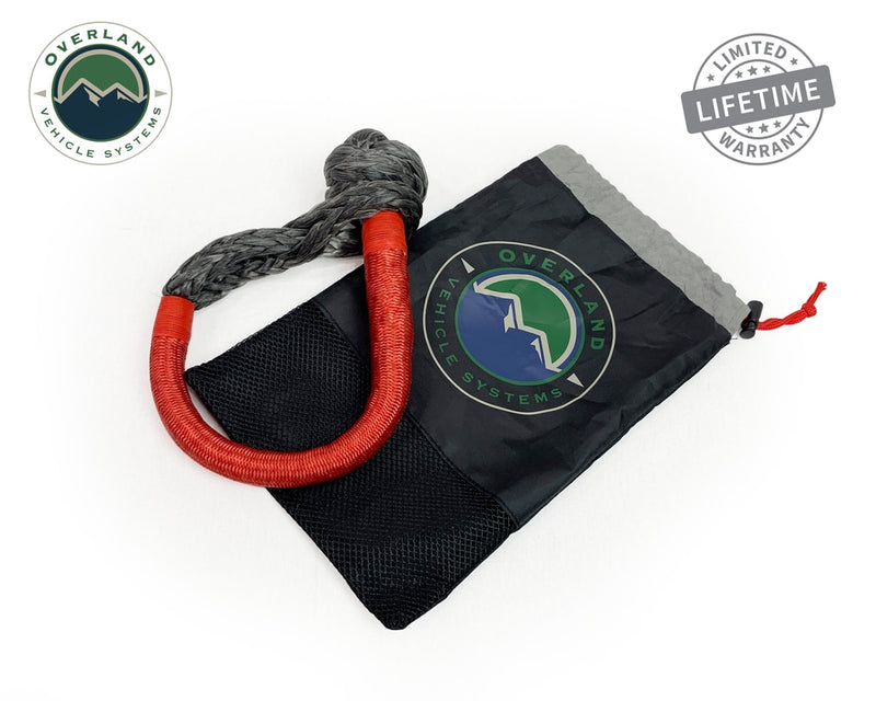 Load image into Gallery viewer, Combo Pack Soft Shackle 5/8&quot; 44,500 lb. and Recovery Ring 6.25&quot; 45,000 lb. Black
