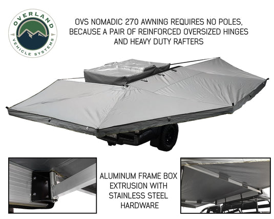 (Passenger- Side)  Nomadic Awning 270 Awning & Wall 1, 2, & 3, Mounting Brackets