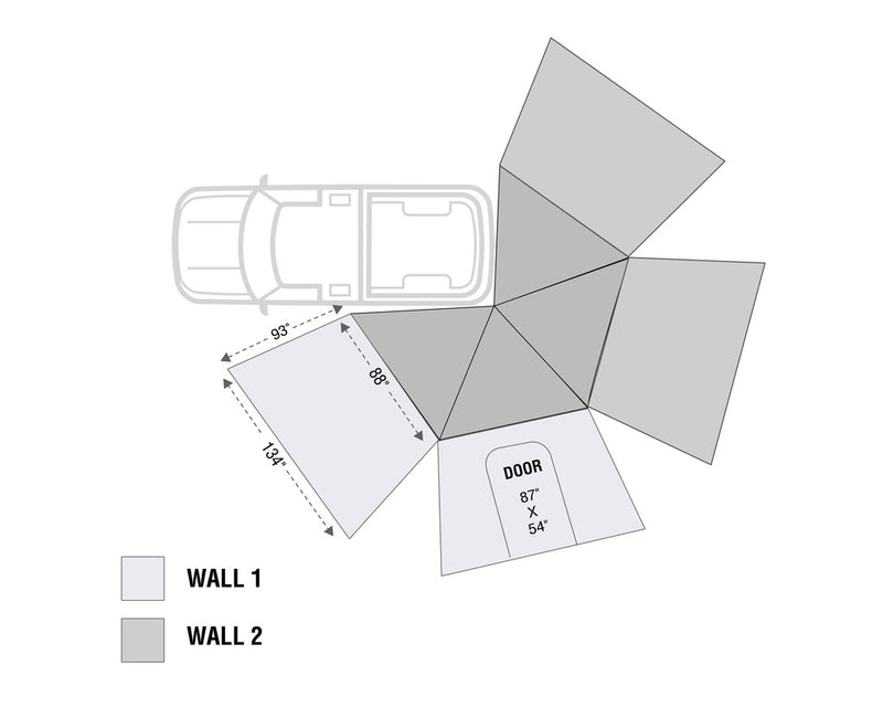 Load image into Gallery viewer, (Driver Side) - Nomadic 270 LT Awning Wall 1
