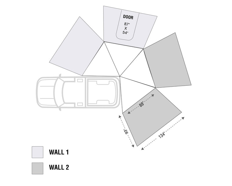 Load image into Gallery viewer, (Passenger Side) - Nomadic 270 LT Awning Wall 2
