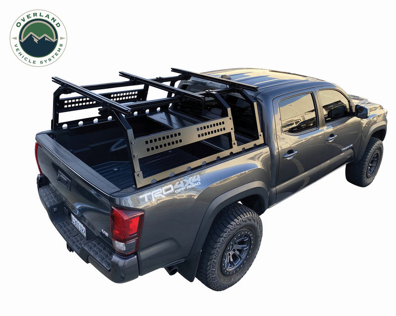 Load image into Gallery viewer, Discovery Rack with Side Cargo Plates, With Front Cargo Tray System Kit Mid Size Truck Short Bed Application
