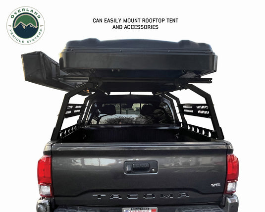 Discovery Rack with Side Cargo Plates, With Front Cargo Tray System Kit Mid Size Truck Short Bed Application