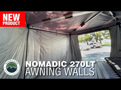 Load and play video in Gallery viewer, (Passenger Side) - Nomadic 270 LT Awning Wall 1
