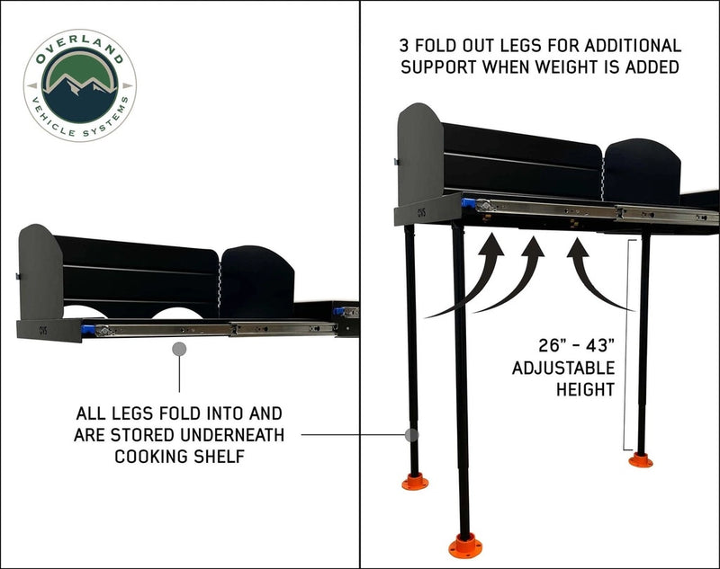 Load image into Gallery viewer, Camp Cargo Box Kitchen With Slide Out Sink, Cooking Shelf and Work Station
