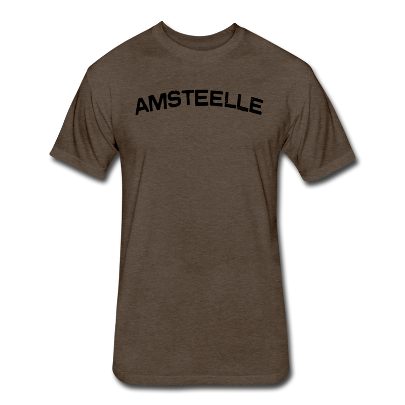 Load image into Gallery viewer, Fitted Cotton/Poly T-Shirt by Next Level - heather espresso
