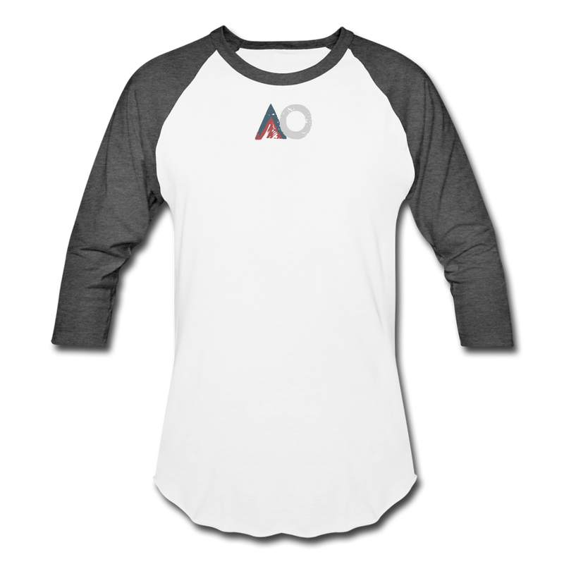 Load image into Gallery viewer, AO middle logo faded - white/charcoal
