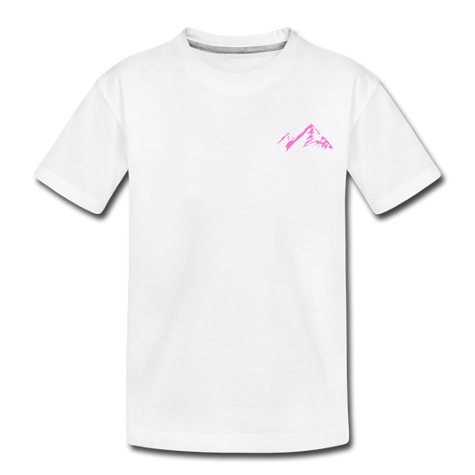 Off The Grid Girls Toddler Premium T-Shirt - white