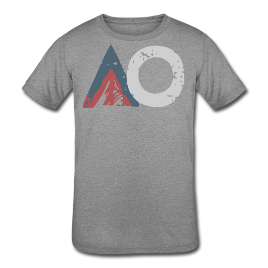 AO Design Kids' Tri-Blend T-Shirt - heather gray