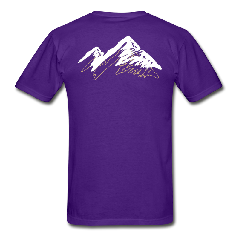 Load image into Gallery viewer, AO 3-D mountaineer Gilden Tee - purple
