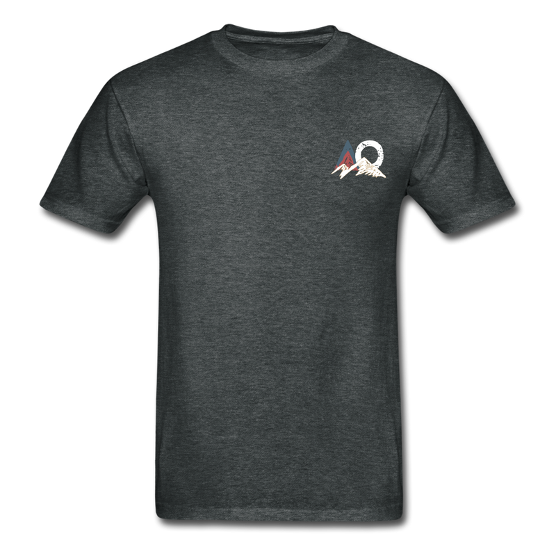 Load image into Gallery viewer, AO 3-D mountaineer Gilden Tee - deep heather
