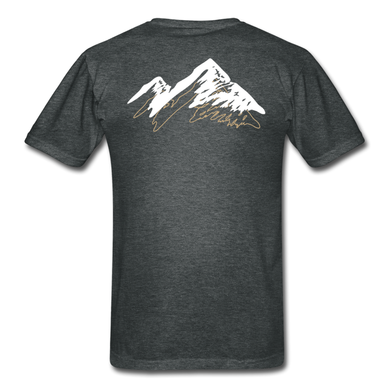 Load image into Gallery viewer, AO 3-D mountaineer Gilden Tee - deep heather
