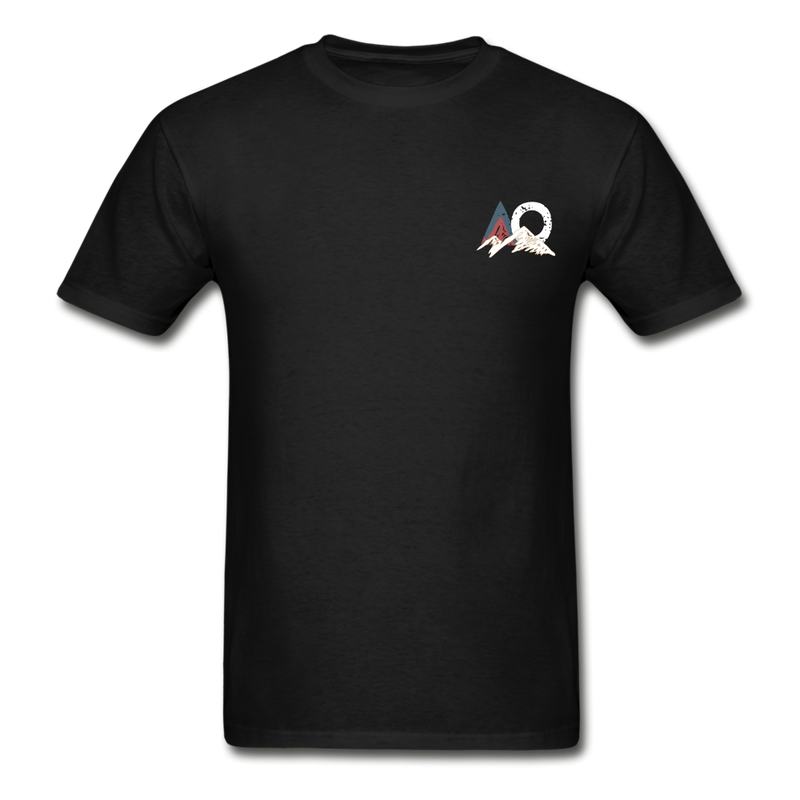 Load image into Gallery viewer, AO 3-D mountaineer Gilden Tee - black
