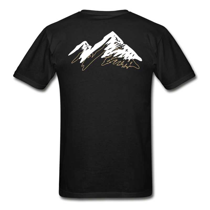 Load image into Gallery viewer, AO 3-D mountaineer Gilden Tee - black
