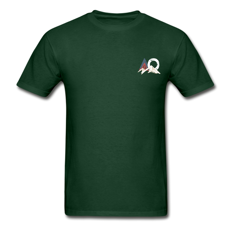 Load image into Gallery viewer, AO 3-D mountaineer Gilden Tee - forest green
