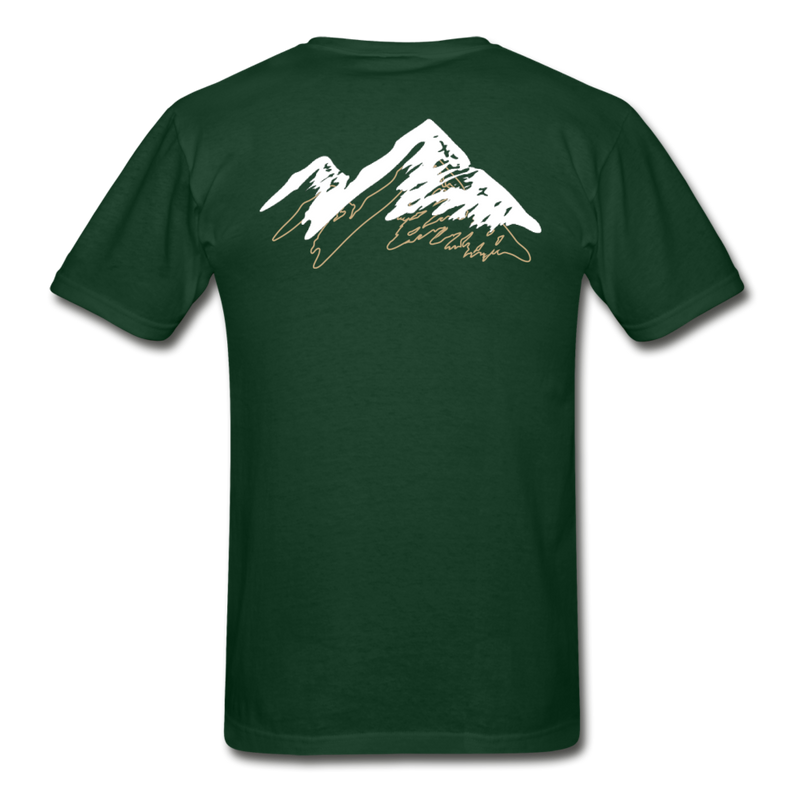 Load image into Gallery viewer, AO 3-D mountaineer Gilden Tee - forest green
