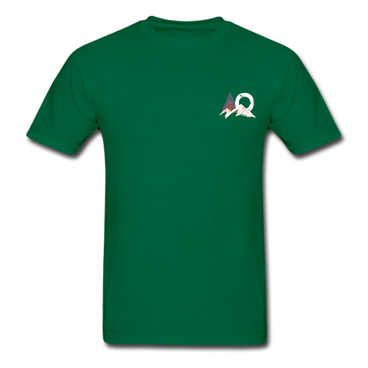 AO 3-D mountaineer Gilden Tee - bottlegreen