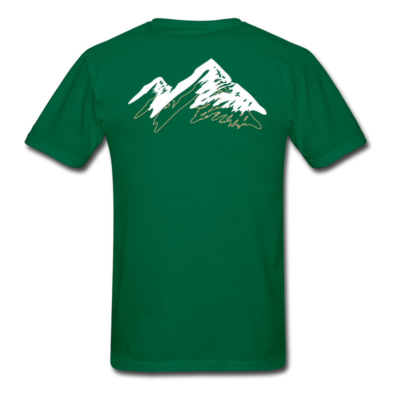 Load image into Gallery viewer, AO 3-D mountaineer Gilden Tee - bottlegreen
