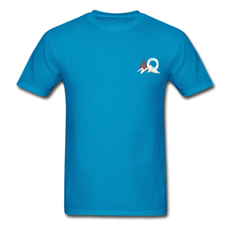 Load image into Gallery viewer, AO 3-D mountaineer Gilden Tee - turquoise
