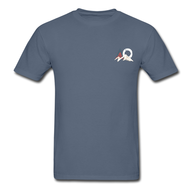 Load image into Gallery viewer, AO 3-D mountaineer Gilden Tee - denim
