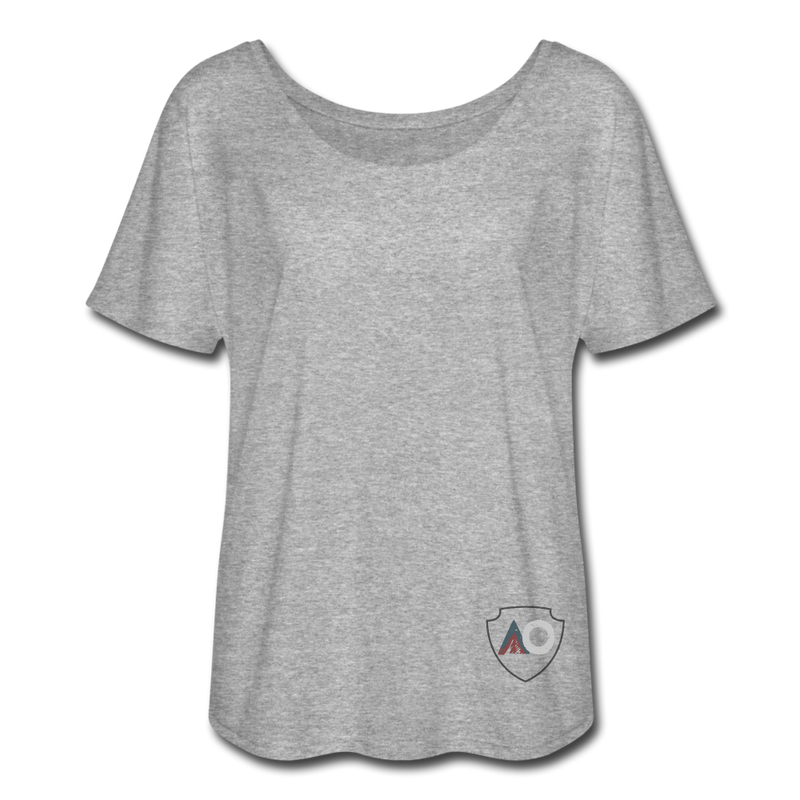 Load image into Gallery viewer, Women’s Flowy T-Shirt - heather gray
