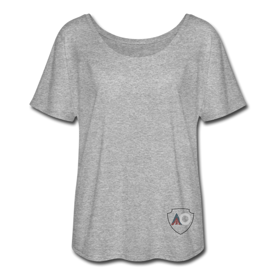 Women’s Flowy T-Shirt - heather gray