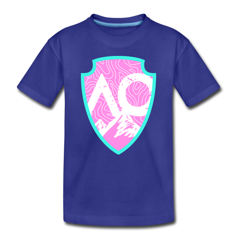 Load image into Gallery viewer, Original PINK Logo Toddler Premium T-Shirt - royal blue
