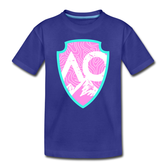 Original PINK Logo Toddler Premium T-Shirt - royal blue