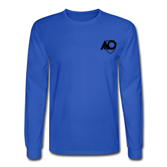 Men's Long Sleeve T-Shirt - royal blue