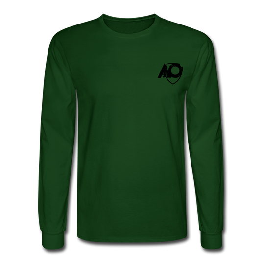 Men's Long Sleeve T-Shirt - forest green