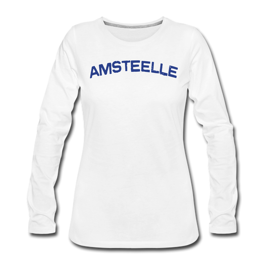 Women's Premium Long Sleeve T-Shirt - white