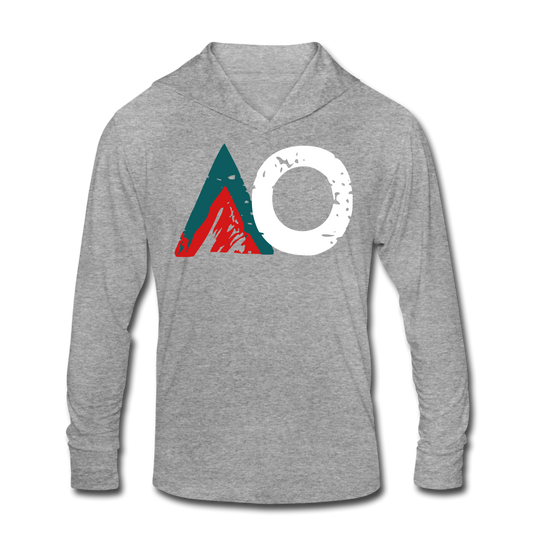 Full Blast AO Front Tri-Blend Hoodie - heather gray