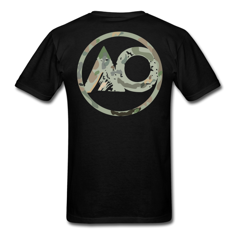 Load image into Gallery viewer, AO Camo short sleeve - black
