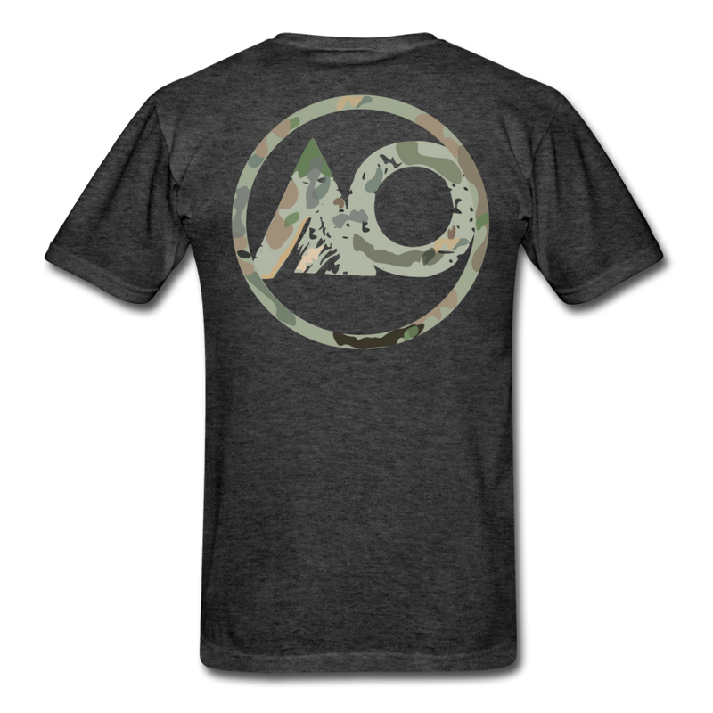 Load image into Gallery viewer, AO Camo short sleeve - heather black
