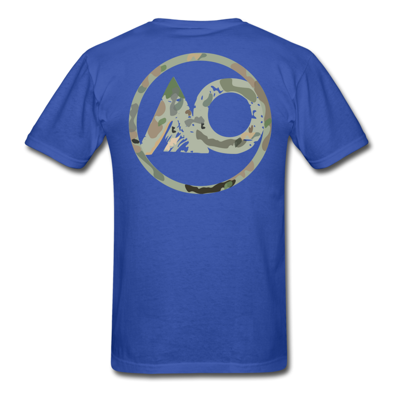 Load image into Gallery viewer, AO Camo short sleeve - royal blue
