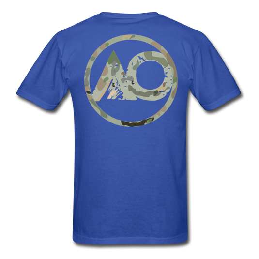 AO Camo short sleeve - royal blue