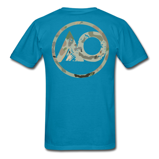 AO Camo short sleeve - turquoise