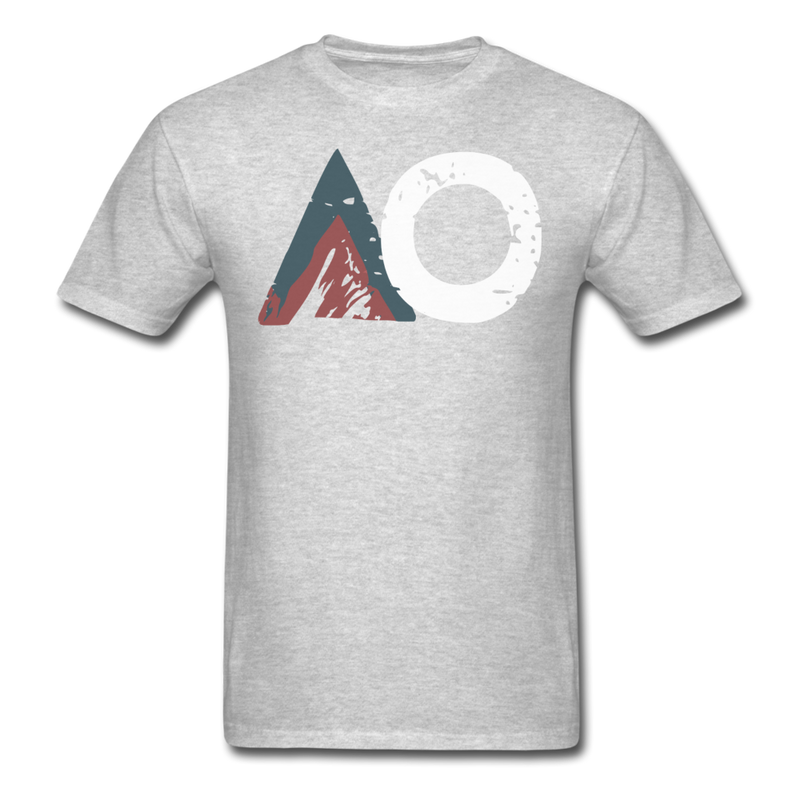 Load image into Gallery viewer, Ultimate AO Logo Front short sleeve - heather gray
