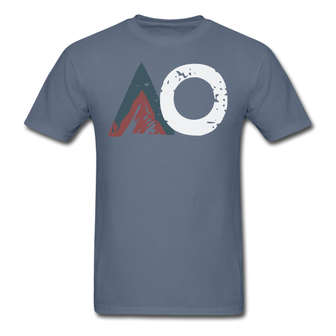 Ultimate AO Logo Front short sleeve - denim