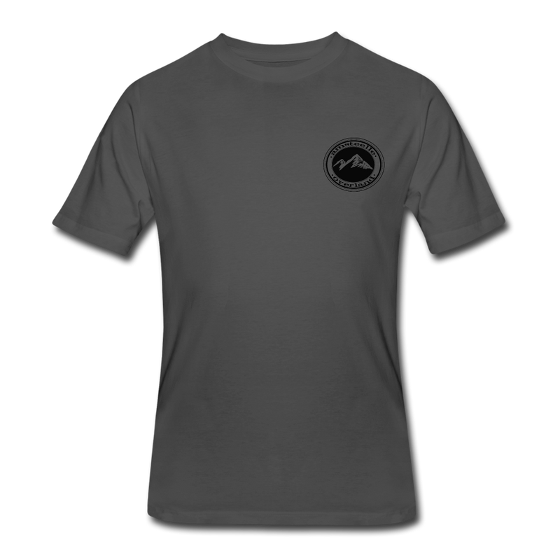 Load image into Gallery viewer, 50/50 Tee Black Print - charcoal
