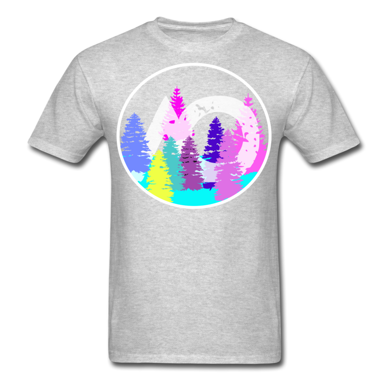 Load image into Gallery viewer, Adult Rainbow Tee - heather gray
