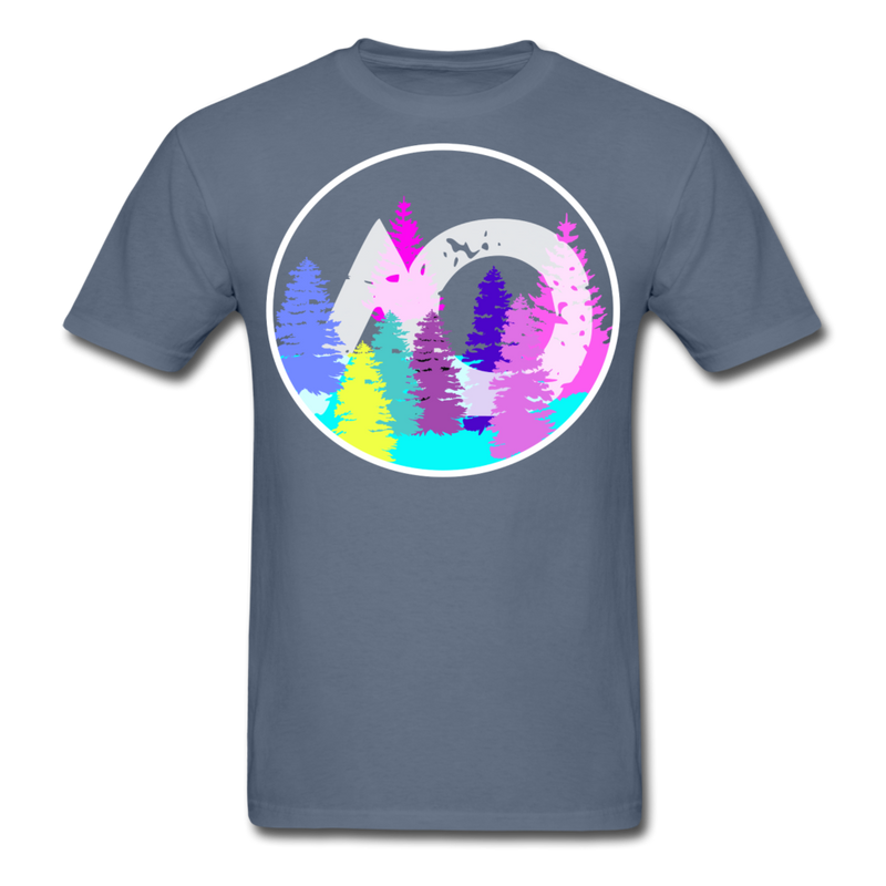 Load image into Gallery viewer, Adult Rainbow Tee - denim
