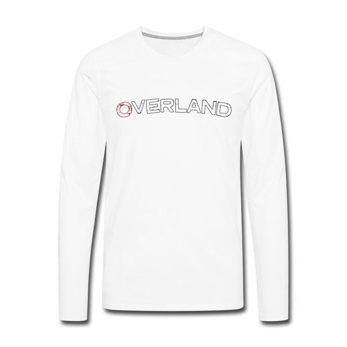 Hidden Overland Logo Front - white