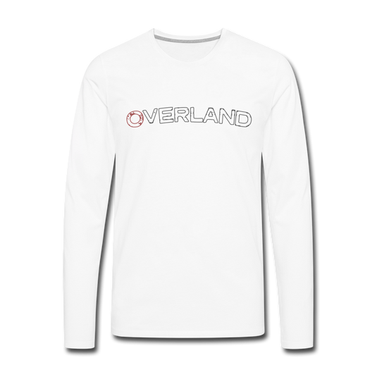 Hidden Overland Logo Front - white